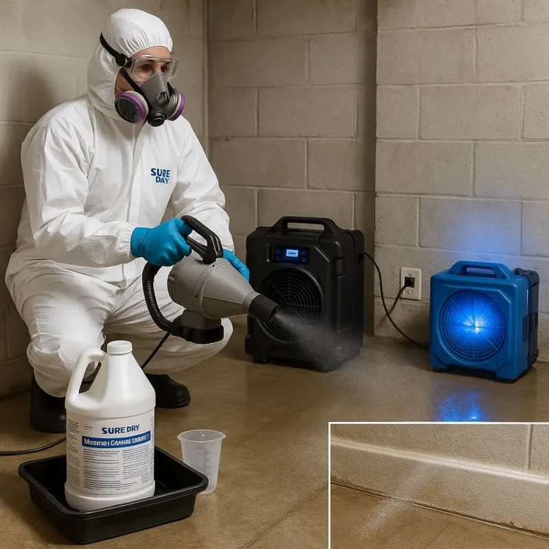 Sanitization and Odor Removal process in Polk County, NC